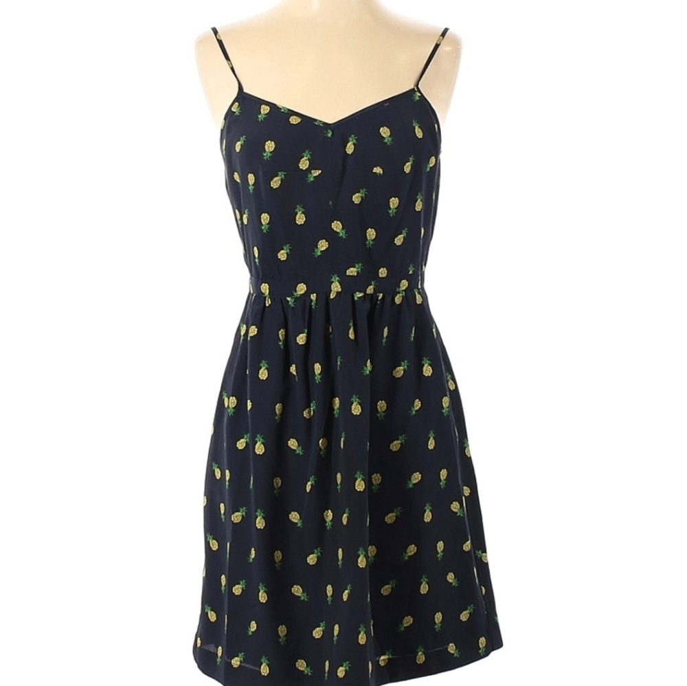 J. Crew Pineapple Cami Dress